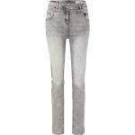 CECIL Toronto Jeans, Slim Fit, High Waist, Used Look, für Damen, grau, 36/30