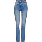 Hellblaue CECIL Toronto Slim Fit Jeans aus Denim für Damen 