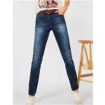 Blaue CECIL Toronto Slim Fit Jeans aus Denim für Damen 