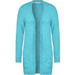Blaue Unifarbene CECIL Damencardigans & Damenstrickjacken aus Polyamid Größe L für den für den Herbst 