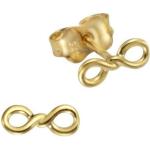 Reduzierte Gelbe CELESTA Diamant Ohrringe aus Gold 10 Karat für Damen 
