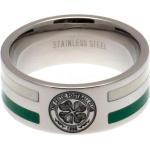Silberne Celtic Glasgow Edelstahlringe aus Edelstahl für Herren 