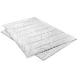 Reduzierte Weiße Centa-Star Sport Line Microfaser-Bettdecken aus Baumwolle 155x220 
