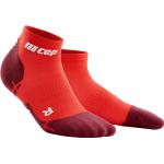 CEP ultralight low-cut socks**, men lava/dark red V