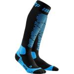CEP Ski Merino Compression Socks Damen Skisocken black/blue