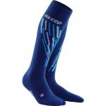 Blaue Thermo-Socken für Damen Größe XS 