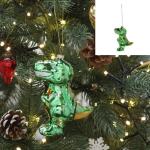 Cepewa Weihnachtsbaumschmuck mit Dinosauriermotiv 