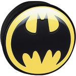 Reduzierte Gelbe Batman Schulrucksäcke für Kinder zum Schulanfang 