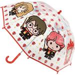 Rote Harry Potter Durchsichtige Regenschirme durchsichtig 