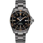 Silberne Certina DS Action Diver Armbanduhren aus Titan mit Titanarmband zum Tauchen 
