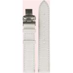 Weiße Certina DS First Uhrenarmbänder aus Leder mit Lederarmband für Damen 