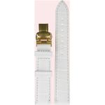 Weiße Certina DS Podium Uhrenarmbänder aus Leder mit Lederarmband für Damen 