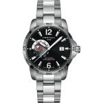 Silberne Certina DS Podium GMT Chronometer Armbanduhren aus Edelstahl mit GMT-Funktion mit Edelstahlarmband zum Sport 