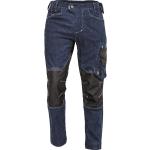 Dunkelblaue Cerva Stretch-Jeans aus Baumwolle für Herren Übergrößen 