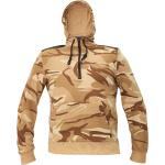 Beige Camouflage Cerva Herrensweatshirts mit Reißverschluss mit Kapuze Größe 3 XL 