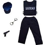 Schwarze CESAR Kostüme Polizei-Kostüme für Kinder 