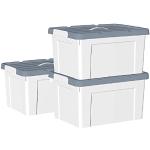 Reduzierte Weiße Boxen & Aufbewahrungsboxen aus Polypropylen 3-teilig 
