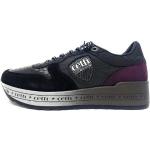 Schwarze Cetti Low Sneaker durchsichtig mit herausnehmbarem Fußbett für Damen 