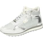 Silberne Cetti High Top Sneaker & Sneaker Boots aus Leder für Damen Größe 42 