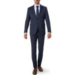 Reduzierte Mitternachtsblaue Businesskleidung mit Knopf für Herren Übergröße 