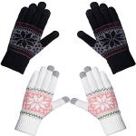 Reduzierte Touchscreen-Handschuhe für Damen Einheitsgröße für den für den Winter 