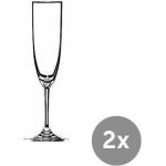 Reduzierte Riedel Vinum Champagnergläser 160 ml aus Kristall 2-teilig 