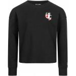 Schwarze Bestickte Champion Kindersweatshirts aus Baumwolle für Mädchen Größe 152 