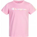 Rosa Champion Kinder T-Shirts aus Baumwolle für Mädchen Größe 164 