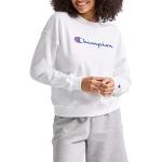 Weiße Champion Rundhals-Ausschnitt Damensweatshirts Größe L 