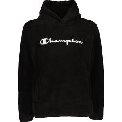 Champion Kapuzenpullover aus Polarfleece mit Logo-Schriftzug schwarz
