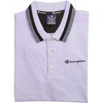 Reduzierte Lavendelfarbene Bestickte Sportliche Champion Herrenpoloshirts & Herrenpolohemden mit Knopf aus Baumwolle Größe L 
