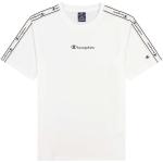 Reduzierte Beige Champion Rundhals-Ausschnitt T-Shirts mit Galonstreifen aus Baumwolle für Herren Größe XXL 