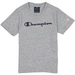 Reduzierte Hellgraue Melierte Champion Rundhals-Ausschnitt Printed Shirts für Kinder & Druck-Shirts für Kinder aus Baumwolle für Jungen Größe 158 