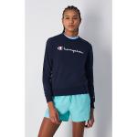 Reduzierte Dunkelblaue Champion Rundhals-Ausschnitt Damensweatshirts Größe S 