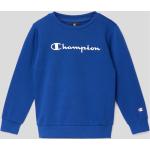 Reduzierte Royalblaue Melierte Champion Kindersweatshirts aus Baumwollmischung für Jungen Größe 104 für den für den Herbst 
