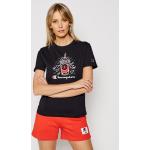 Reduzierte Schwarze Champion T-Shirts mit Basketball-Motiv für Damen Größe S 