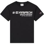 Reduzierte Schwarze Champion Kinder T-Shirts für Jungen Größe 122 