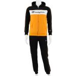 Champion Trainingsanzug in Farbblockoptik (Jacke&Hose aus Baumwolle) schwarz/gelb Kinder