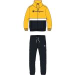 Champion Trainingsanzug Logo (Jacke&Hose aus Baumwolle) gelb/schwarz Jungen
