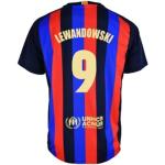 Champion's City Lewandowski 9 Home Trikot 22/23 - Offizielle Replik FC Barcelona - Erwachsene, Blau/Weinrot, XXL