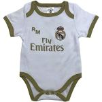 Champion's City Real Madrid FC Bodys für Kinder, offizielles Heimtrikot 2019/2020, weiß, 24 Monate
