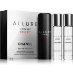 Chanel Allure Homme Sport Eau de Toilette für Herren 3 x 20 ml