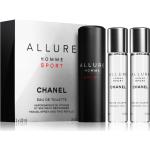 Chanel Allure Homme Sport Eau de Toilette für Herren 3 x 20 ml