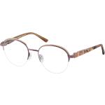Braune ChangeMe Brillenfassungen aus Metall für Herren 