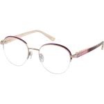 Pinke ChangeMe Panto-Brillen aus Metall für Damen 