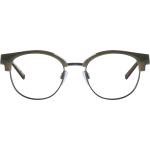 Olivgrüne Brillenfassungen aus Metall für Herren 