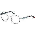 Silberne ChangeMe Vollrand Brillen aus Metall für Damen 