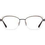 Braune ChangeMe Brillenfassungen aus Metall für Damen 