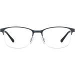 Schwarze ChangeMe Rechteckige Brillenfassungen aus Metall für Damen 