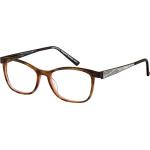 Braune ChangeMe Rechteckige Vollrand Brillen aus Kunststoff für Herren 